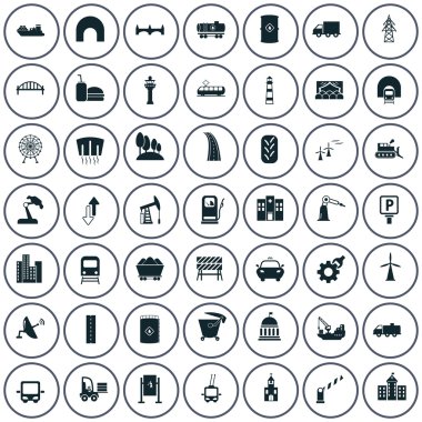 Kırk dokuz sanayi ve altyapı simgeler kümesi