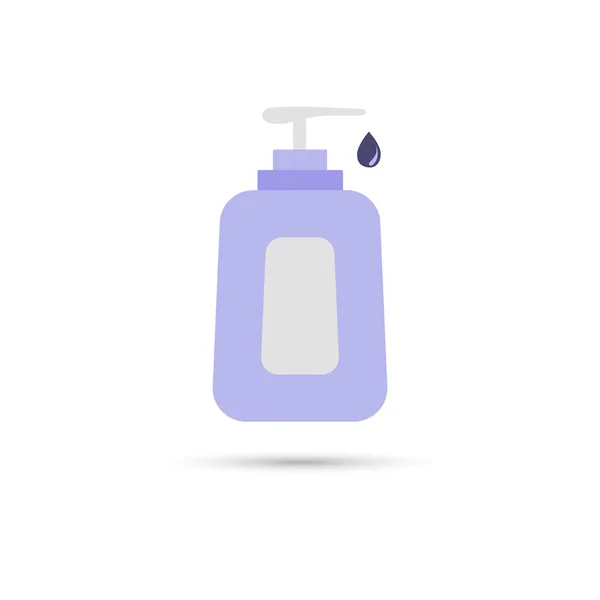 Ilustração a cores do ícone de sabão líquido — Vetor de Stock