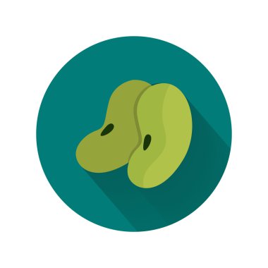 Renkli fasulye illüstrasyon simge