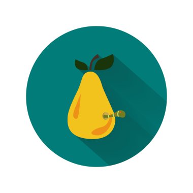 Caterpillar renk simgesi ile armut