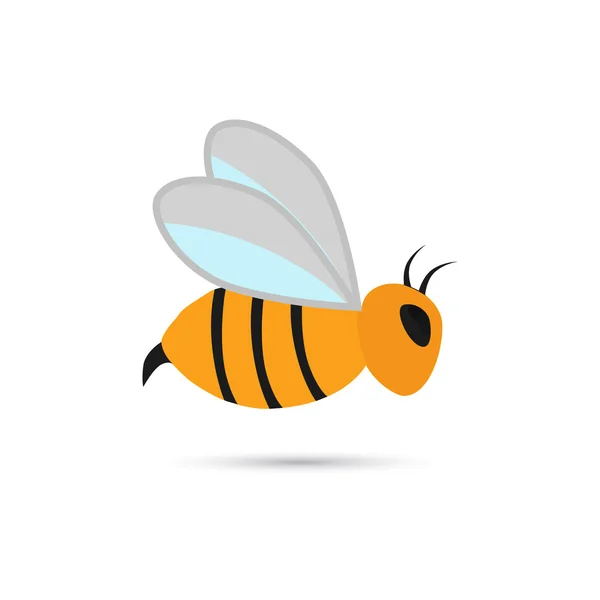 Bee färgikonen illustration — Stock vektor