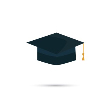 Mezuniyet şapka simge renk gösterimi