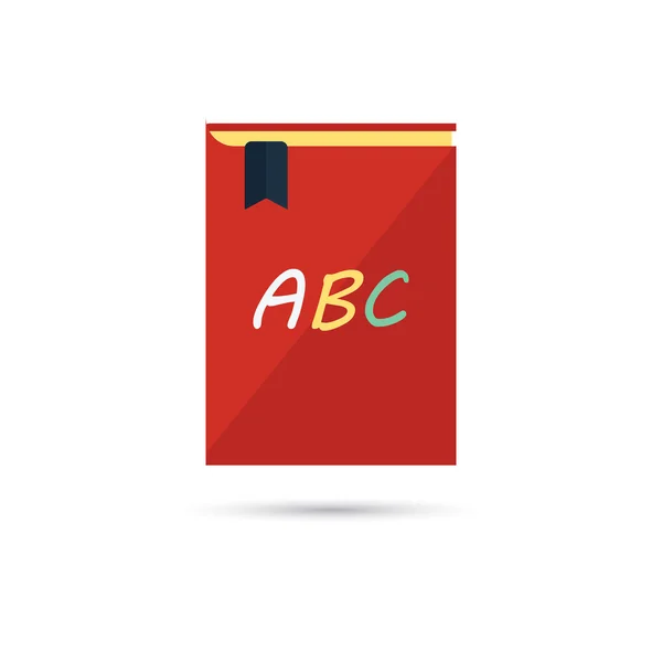 Illustratie van de kleur van het pictogram van het alfabet — Stockvector