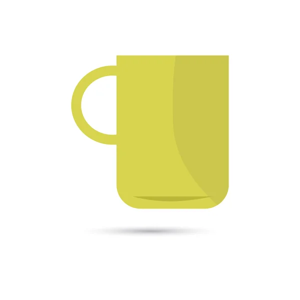 Färg illustration av cup-ikonen — Stock vektor
