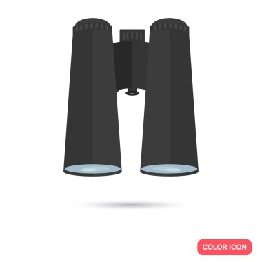 Dürbün renk düz simgesi