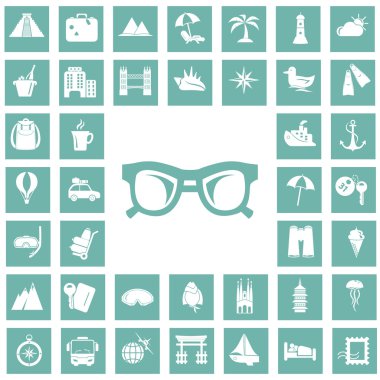 Kırk seyahat etmek simge kümesi