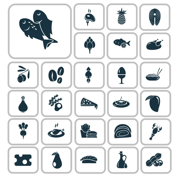 Yirmi yedi gıda simge kümesi