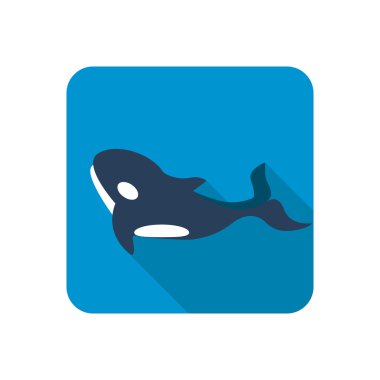 Grampus renk düz simgesi