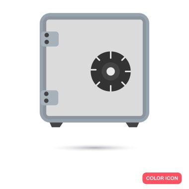 Güvenli renk düz simgesi