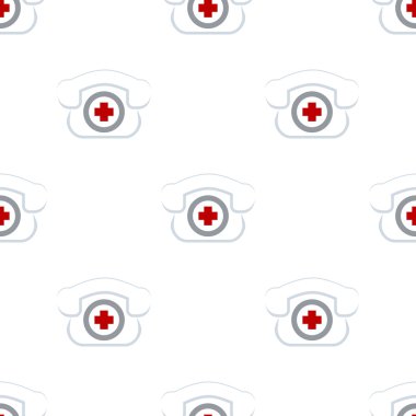 Tıbbi yardım hattı renk desen