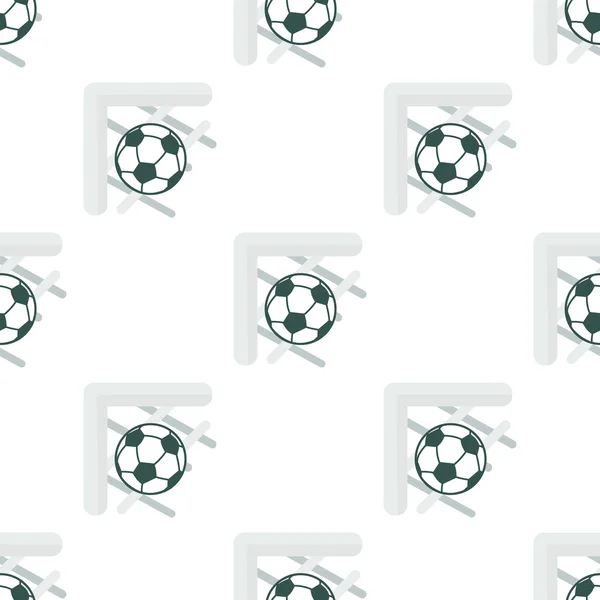 Illustration en couleur du but football — Image vectorielle