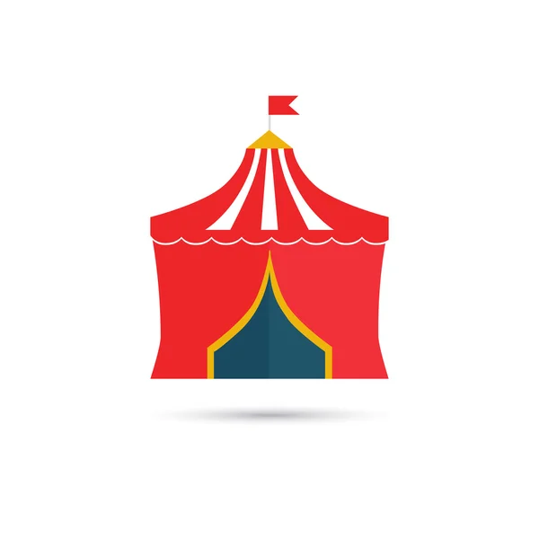 Barevná ikona kupole cirkusu — Stockový vektor