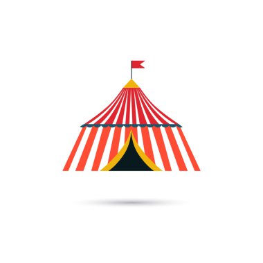 Renk sirk kubbe simgesi