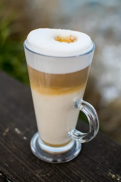 Copa de café con leche — Foto de Stock