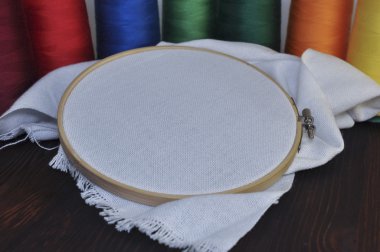 Nakış ve dikiş nakış çerçeve ile işyeri