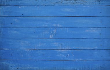 Ahşap mavi yatay panoları.