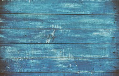 Retro ahşap mavi yatay panoları