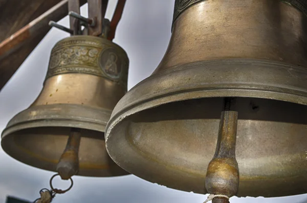 Dwa dzwony brąz — Zdjęcie stockowe