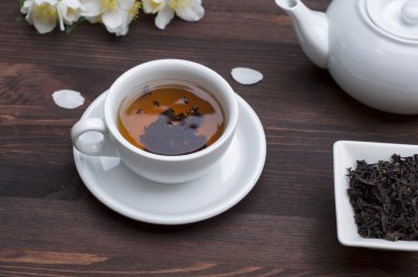 Masada bir fincan çay.