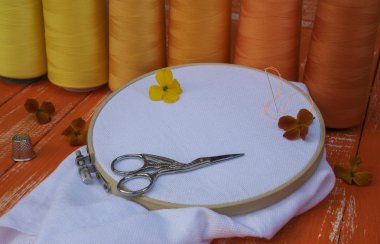 Nakış ipliği kumaş