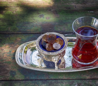 Şeker ve çay Türkiye Kupası parçaları