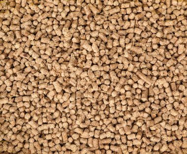 Ezilmiş talaş, hayvan çöpleri için ekolojik dolgu maddesi, tam çerçeve