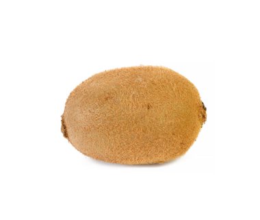 Olgun kivi meyvesi beyaz arkaplanda izole edilmiş, kapat