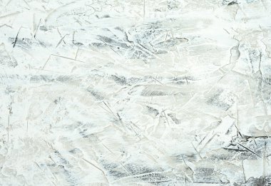 çatlaklar, boya lekeleri, vintage arka plan ile beyaz ve gri boya bir çimento arka plan parçası