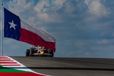 Isaac Hadjar (FRA) Visa Cash App RB F1 Ekibi 17.10.2025, Circuit of The Americas, Austin, FORMULA 1 MSC CRUISES UNITED STATES GRAND PRIX 2025, im Bild Formula 1 MSC Cruises United States Grand Prix 2025, Austin, TX, ABD 