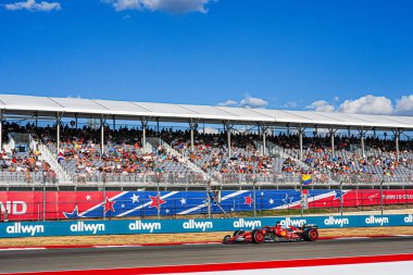  Charles Leclerc (MON) - Scuderia Ferrari - Ferrari SF-25 - Ferrari 17.10.2025, Circuit of The Americas, Austin, FORMULA 1 MSC CRUISES UNITED STATES GRAND PRIX 2025  , im Bild