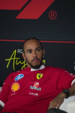  Lewis Hamilton (GBR) - Scuderia Ferrari - Ferrari SF-25 - Ferrari Formula 1 MSC Cruises United States Grand Prix 2025, Austin, TX, ABD, 16-18 Ekim 2025 tarihleri arasında. 2025 FIA Formula 1 Dünya Şampiyonasının 19. Raundu.