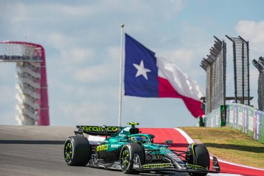  Fernando Alonso (ESP) - Aston Martin Aramco F1 Team - Aston Martin AMR25 - Mercedes 17.10.2025, Circuit of The Americas, Austin, FORMULA 1 MSC CRUISES UNITED STATES GRAND PRIX 2025  , im Bild during the Formula 1 MSC Cruises United States Grand Prix