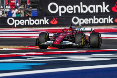  Charles Leclerc (MON) - Scuderia Ferrari - Ferrari SF-25 - Ferrari 17.10.2025, Circuit of The Americas, Austin, FORMULA 1 MSC CRUISES UNITED STATES GRAND PRIX 2025  , im Bild