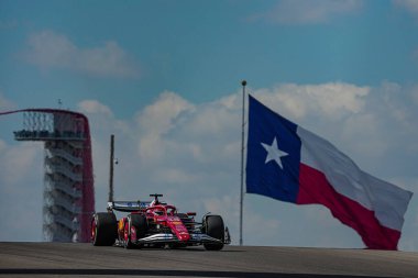  Charles Leclerc (MON) - Scuderia Ferrari - Ferrari SF-25 - Ferrari 17.10.2025, Circuit of The Americas, Austin, Formula 1 MSC Cruises United States Grand Prix 2025, Austin, TX
