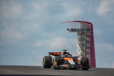  Oscar Piastri (AUS) - McLaren Formula 1 Takımı - McLaren MCL39 - Mercedes 17.10.2025, Circuit of The Americas, Austin, ForMULA 1 MSC CRUISES UNITED STATES GRAND PRIX 2025, im Bild during the Formula 1 MSC Cruises United States Grand Prix 2025, Austi