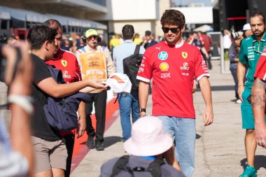  Charles Leclerc (MON) - Scuderia Ferrari - Ferrari SF-25 - Ferrari17.10.2025, Circuit of The Americas, Austin, eski MSC CRUISES UNITED STATES GRAND PRIX 2025, im Bild during the Formula 1 MSC Cruises United States Grand Prix 2025, Austin, TX,