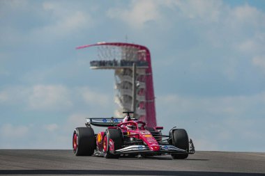  Charles Leclerc (MON) - Scuderia Ferrari - Ferrari SF-25 - Ferrari 17.10.2025, Circuit of The Americas, Austin, Formula 1 MSC Cruises United States Grand Prix 2025, Austin, TX