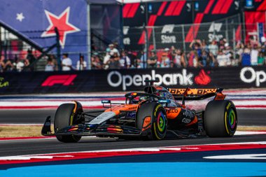 Oscar Piastri (AUS) - McLaren Formula 1 Takımı - McLaren MCL39 - Mercedes 17.10.2025, Circuit of the Americas, Austin, ForMULA 1 MSC CRUISES UNITED STATES GRAND PRIX 2025, im Bild