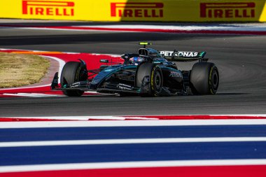  Andrea Kimi Antonelli (ITA) - Mercedes-AMG PETRONAS F1 Team - Mercedes W16 - Mercedes E Performans 17.10.2025, Circuit of the Americas, Austin, eski MULA 1 MSC CRUISES UNITED STATES GRAND PRIX 2025, im Bild