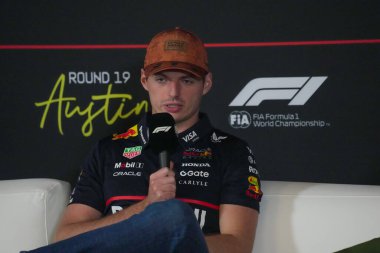  Max Verstappen (NED) - Oracle Red Bull Racing - Red Bull RB21 - Honda RBPT Formula 1 MSC Cruises ABD Grand Prix 2025, Austin, TX, ABD, 16-18 Ekim 2025 tarihleri arasında. 2025 FIA Formula 1 Dünya Şampiyonasının 19. Raundu.