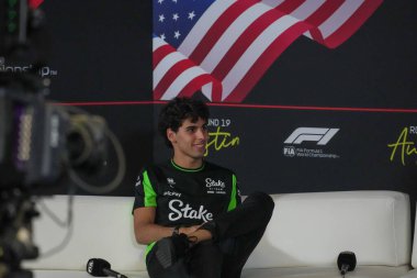 Gabriel Bortoleto (BRA) Formula 1 MSC Cruises United States Grand Prix 2025, Austin, TX, ABD, 16-18 Ekim 2025 tarihleri arasında F1 Team Sauber. 2025 FIA Formula 1 Dünya Şampiyonasının 19. Raundu.