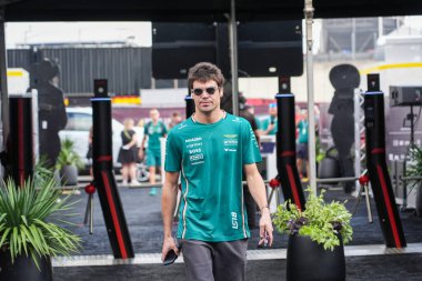  Lance Stroll (CAN) - Aston Martin Aramco F1 Team - Aston Martin AMR25 - Mercedes17.10.2025, Circuit of The Americas, Austin, FORMULA 1 MSC CRUISES UNITED STATES GRAND PRIX 2025  , im Bild during the Formula 1 MSC Cruises United States Grand Prix 202