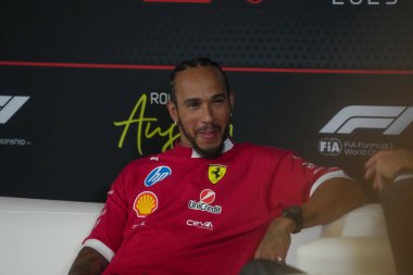  Lewis Hamilton (GBR) - Scuderia Ferrari - Ferrari SF-25 - Ferrari Formula 1 MSC Cruises United States Grand Prix 2025, Austin, TX, ABD, 16-18 Ekim 2025 tarihleri arasında. 2025 FIA Formula 1 Dünya Şampiyonasının 19. Raundu.