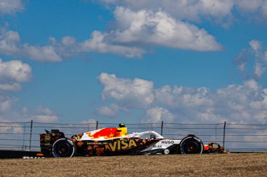  Liam Lawson (NZL) - Visa Cash App RB F1 Team - RB VCARB02 - Honda RBPT 17.10.2025, Circuit of the Americas, Austin, eski MULA 1 MSC CRUISES STATES GRAND PRIX 2025, im Bild during the Formula 1 MSC Cruises United States Grand Prix 2025, Austin