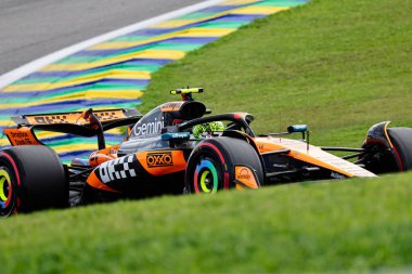   Formula 1 MSC Cruises Grande Premio de Sao Paulo 2025, Sao Paulo, Brasil, Autodromo Jose Carlos Pace 'in 6-9 Kasım 2025 tarihleri arasındaki ön eleme oturumu sırasında. 2025 FIA Formula 1 Dünya Şampiyonası 21. Raund.