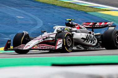  Oliver Bearman (GBR) - Formula 1 MSC Cruises Grande Premio de Sao Paulo 2025, Sao Paulo, Brasil, Autodromo Jose Carlos Pace 6-9 Kasım 2025 tarihleri arasında. 2025 FIA Formula 1 Dünya Şampiyonası 21. Raund.