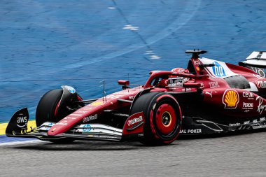  Charles Leclerc (MON) - Scuderia Ferrari - Ferrari SF-25 - Ferrari Formula 1 MSC Cruises Grande Premio de Sao Paulo 2025, Sao Paulo, Brasil, Autodromo Jose Carlos Pace 6-9 Kasım 2025 tarihleri arasında. Round 21 of 24 the 2025 FIA Formula 1 W