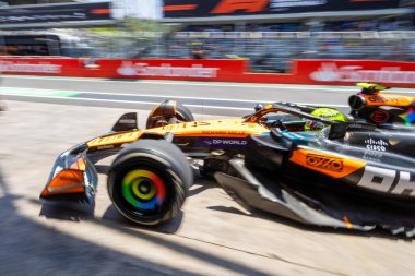  Lando Norris (GBR) - McLaren Formula 1 Takımı - McLaren MCL39 - Mercedes Formula 1 MSC Cruises Grande Premio de Sao Paulo 2025, Sao Paulo, Brasil, Autodromo Jose Carlos Pace 6-9 Kasım 2025 tarihleri arasında. 2025 FIA 'nın 21. Raundu