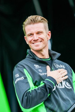  Nico Hulkenberg (GER) - Stake F1 Team Sauber - Sauber C45 - Ferrari Formula 1 MSC Cruises Grande Premio de Sao Paulo 2025, Sao Paulo, Brasil, Autodromo Jose Carlos Pace 6-9 Kasım 2025 tarihleri arasında fan sahnesinde. 21. raunt 2.