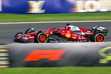  Charles Leclerc (MON) - Scuderia Ferrari - Ferrari SF-25 - Ferrari Formula 1 MSC Cruises Grande de de Sao Paulo 2025, Sao Paulo, Brasil, Autodromo Jose Carlos Pace 6-9 Kasım 2025 tarihleri arasında. Round 21 of 24 the 2025 FIA For